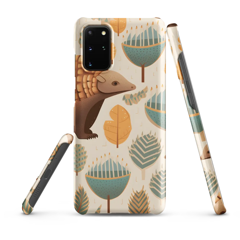 Pangolins in a Whimsical Habitat | Phone Case |  S20 Plus | Snap Case | Matte