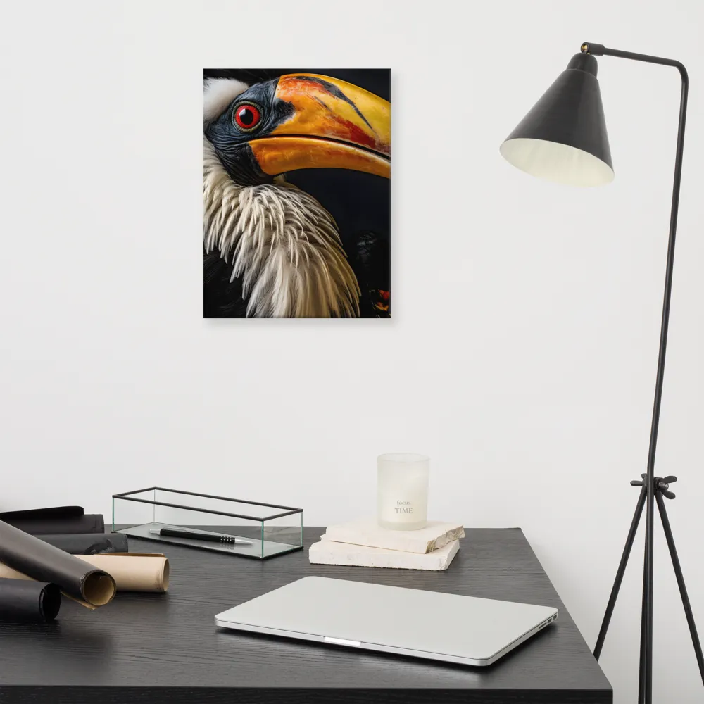 Majestic Hornbill Portrait