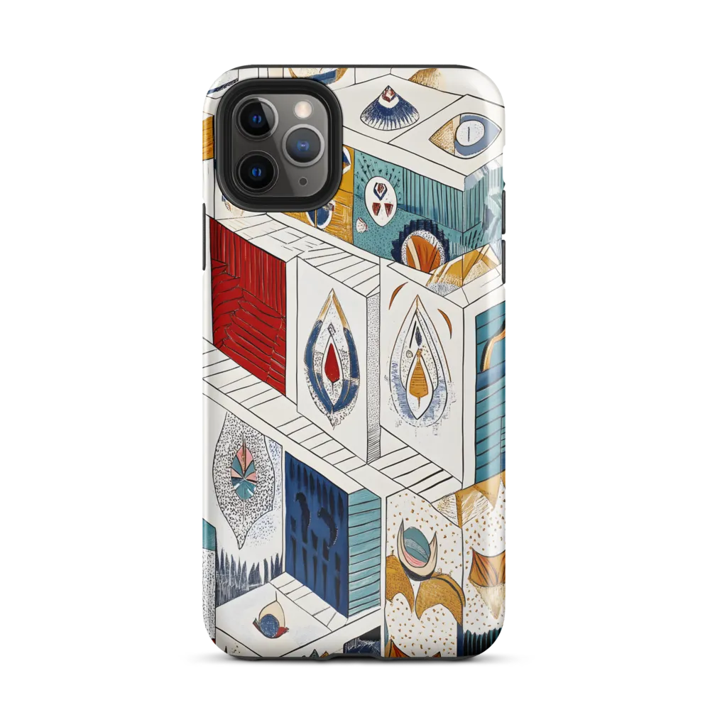 Symphony of Geometric Harmony | Phone Case |  11 Pro Max | Tough Case | Glossy