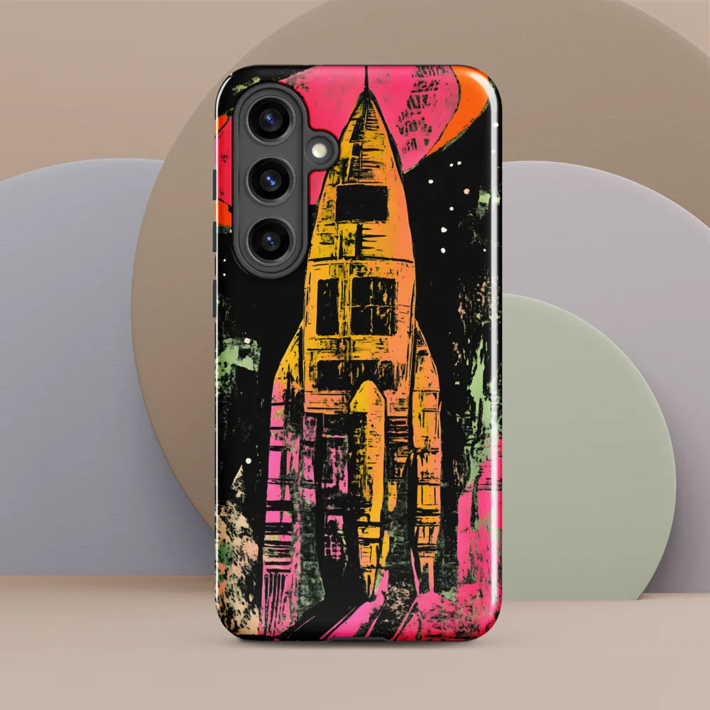 Cosmic Voyage: A Surreal Rocket Adventure