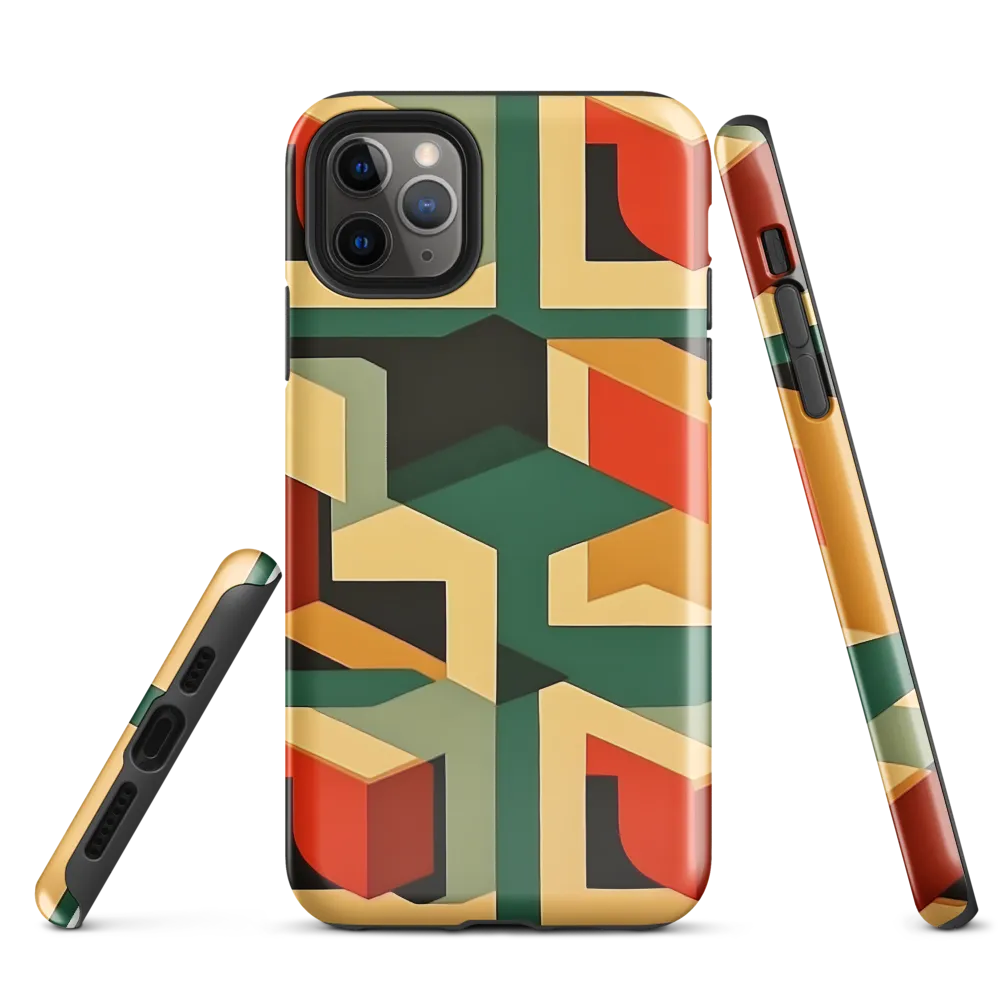 Dynamic Geometry: An Exploration of Form | Phone Case |  11 Pro Max | Tough Case | Glossy