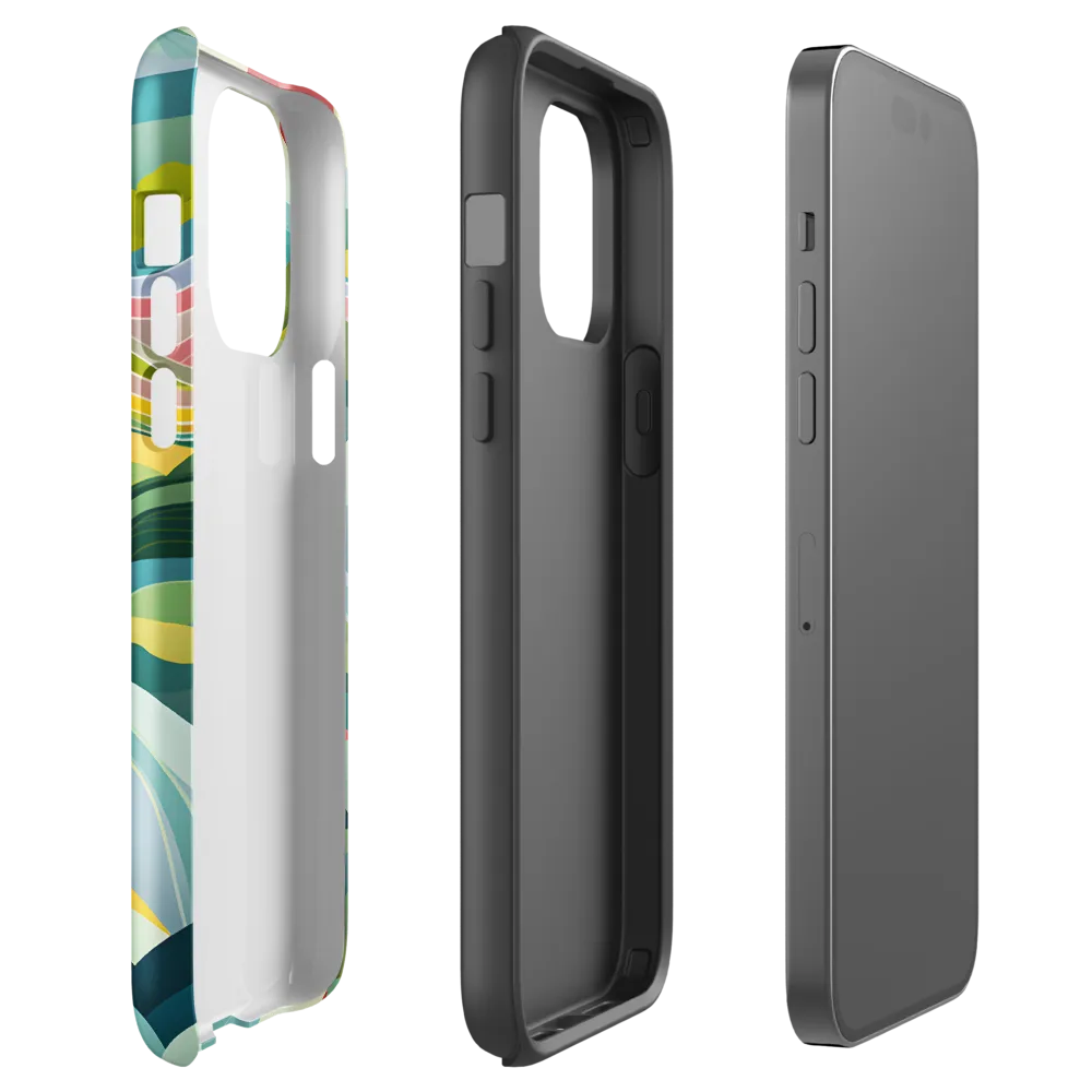 Waves of Serenity | Phone Case |  14 Pro Max | Tough Case | Glossy