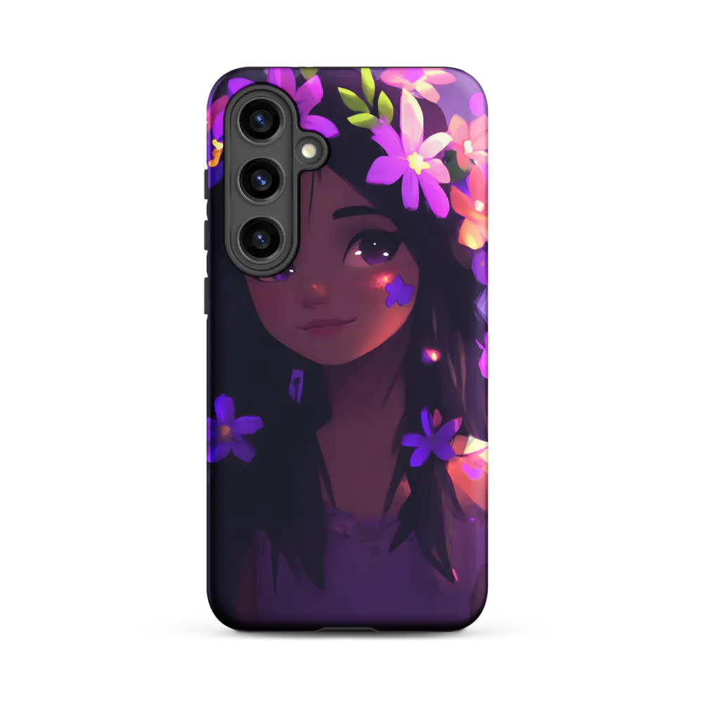 Crown of Purple Blossoms