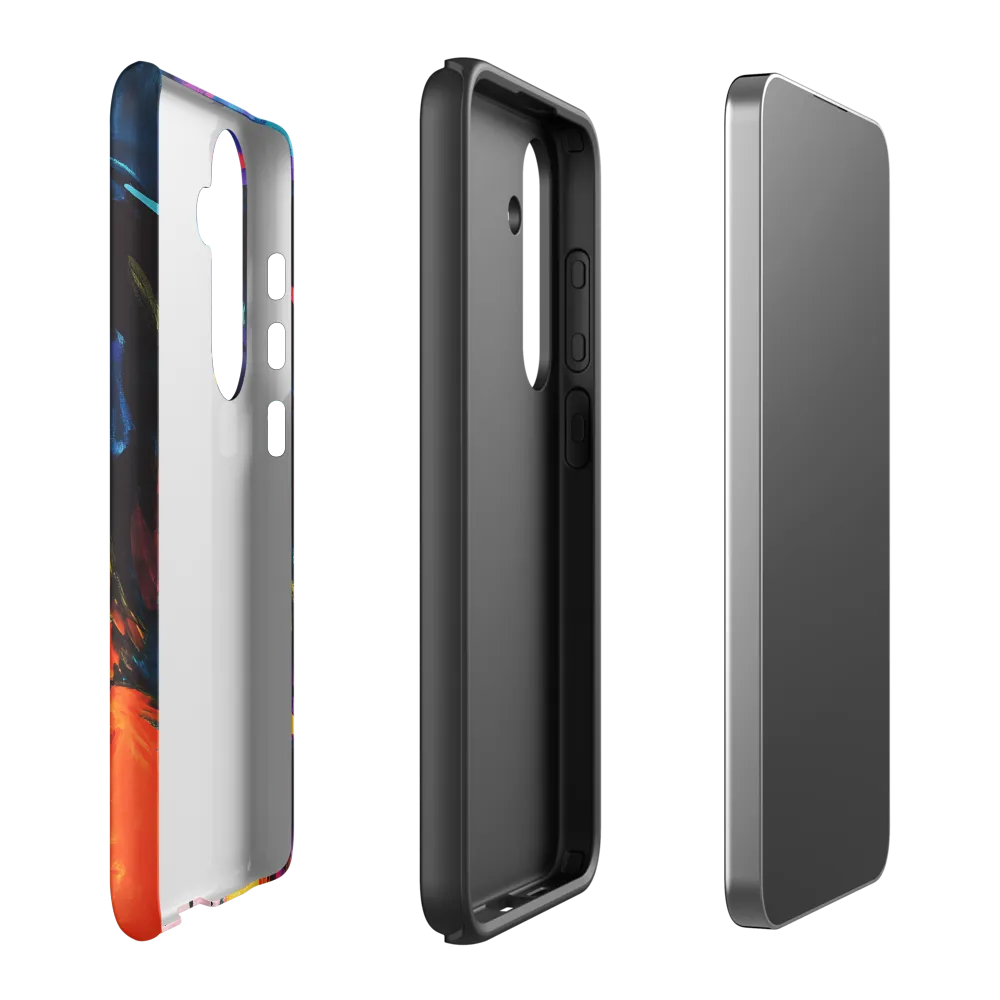 Vibrant Companions: An Expression of Canine Spirit | Phone Case |  S24 Plus | Tough Case | Matte