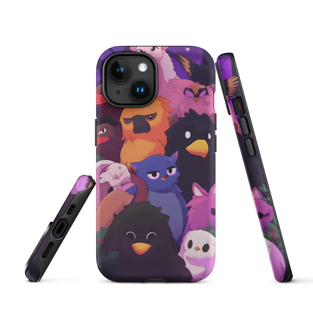 Whimsical Avian Gathering