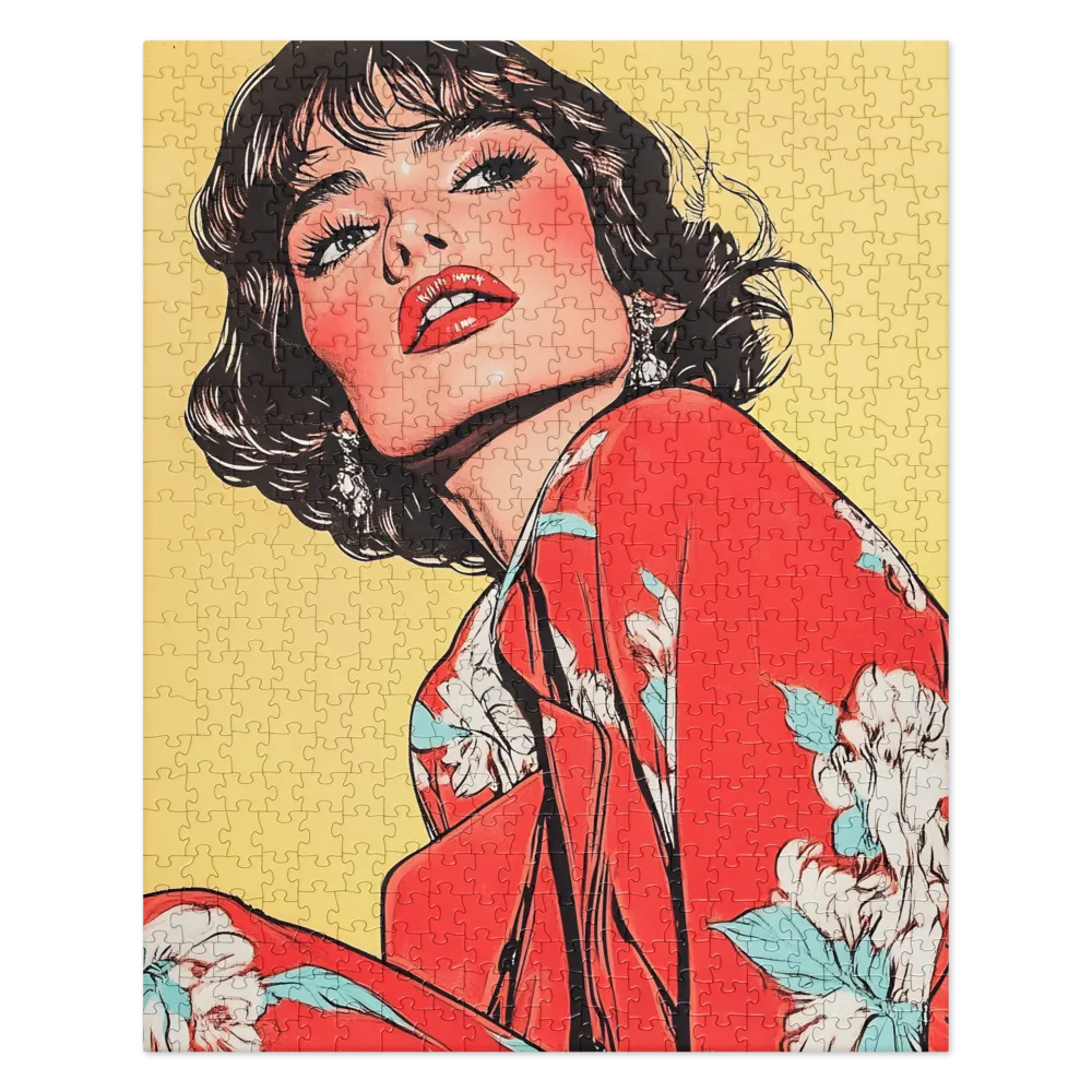 Striking Elegance in Pop Art | Jigsaw Puzzle | 520 pieces