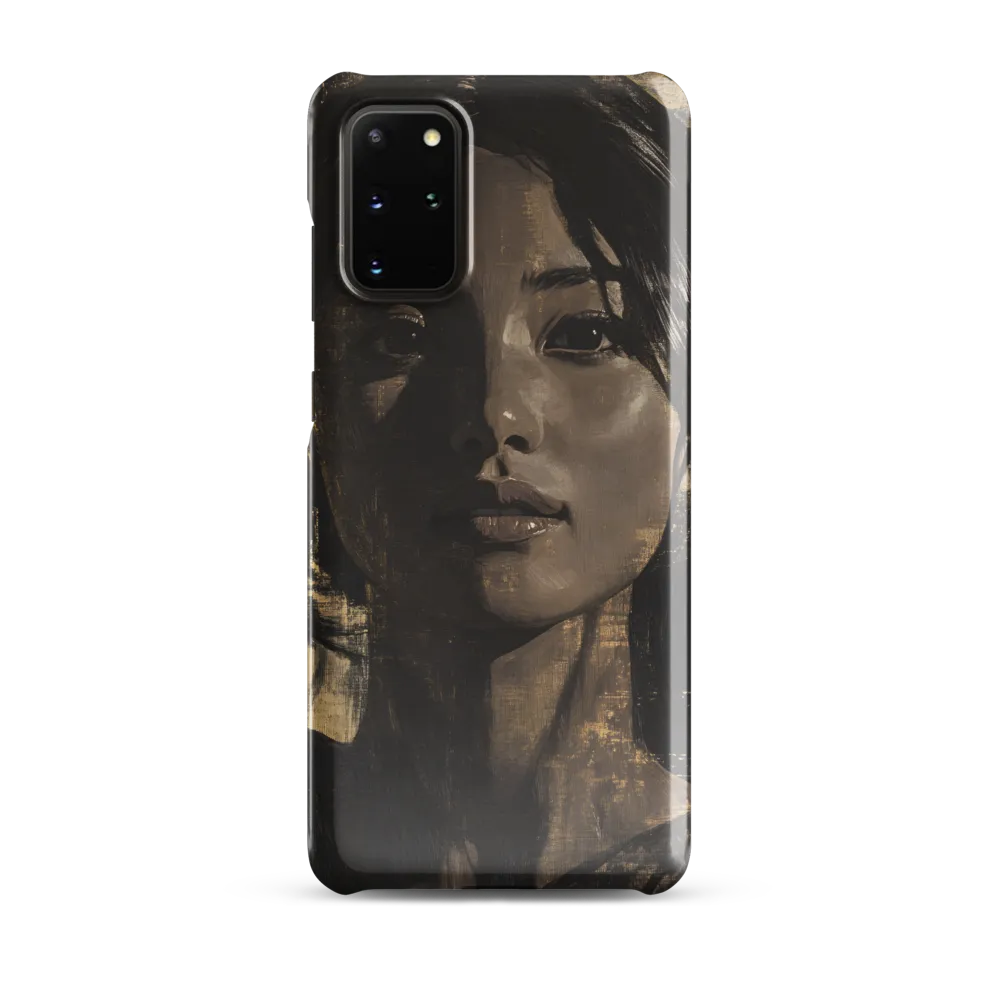 Golden Gaze: A Contemporary Portrait