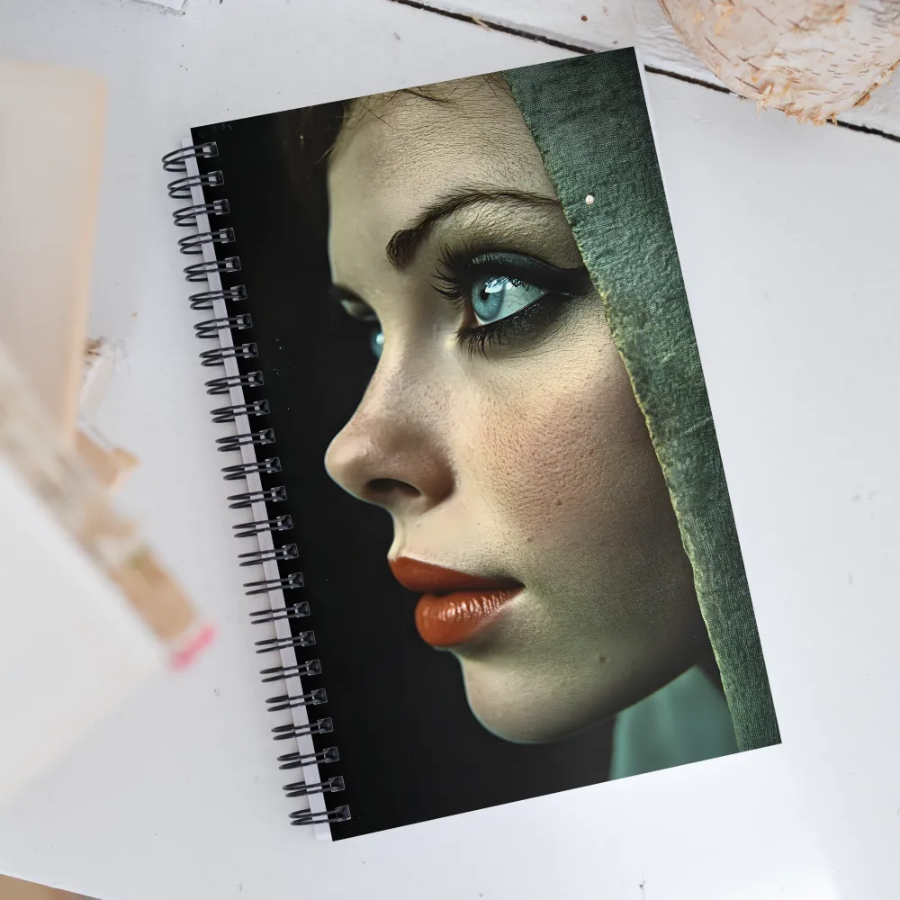 Gaze of Elegance | Spiral Notebook