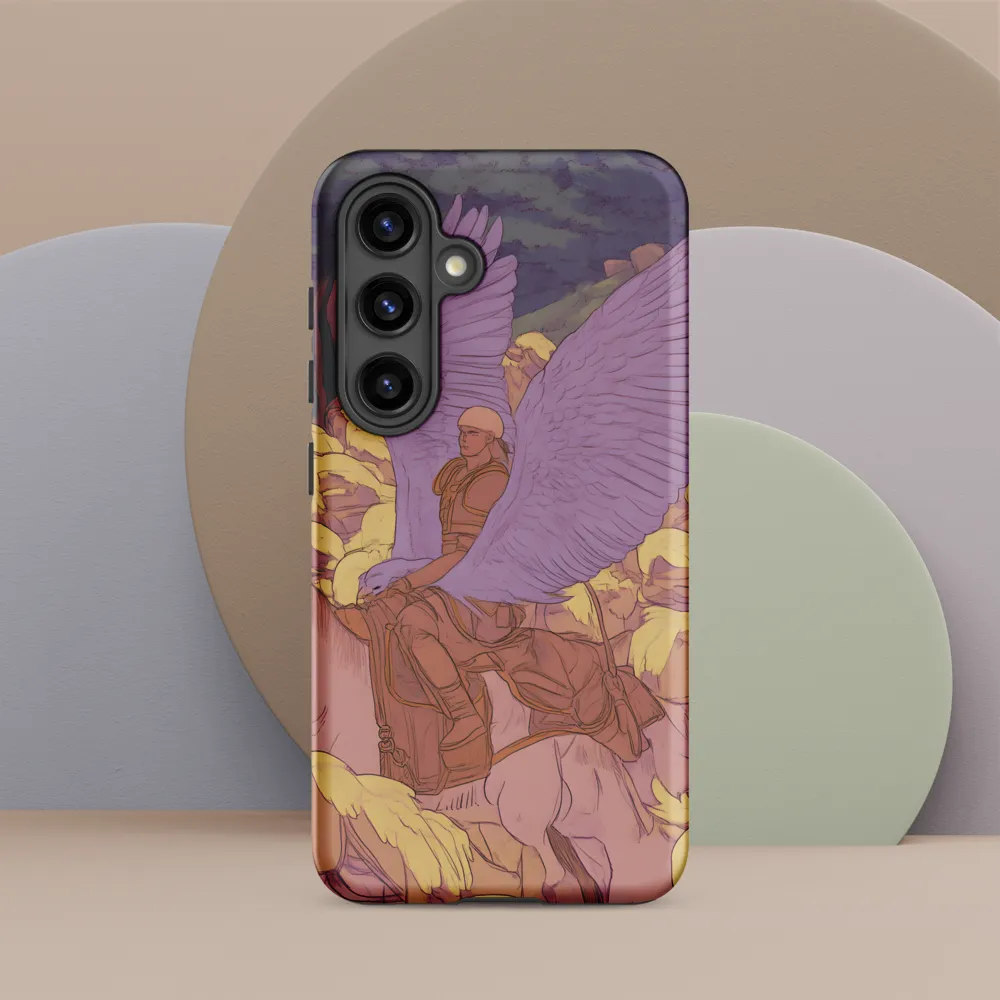 The Winged Guardian | Phone Case |  S24 | Tough Case | Matte