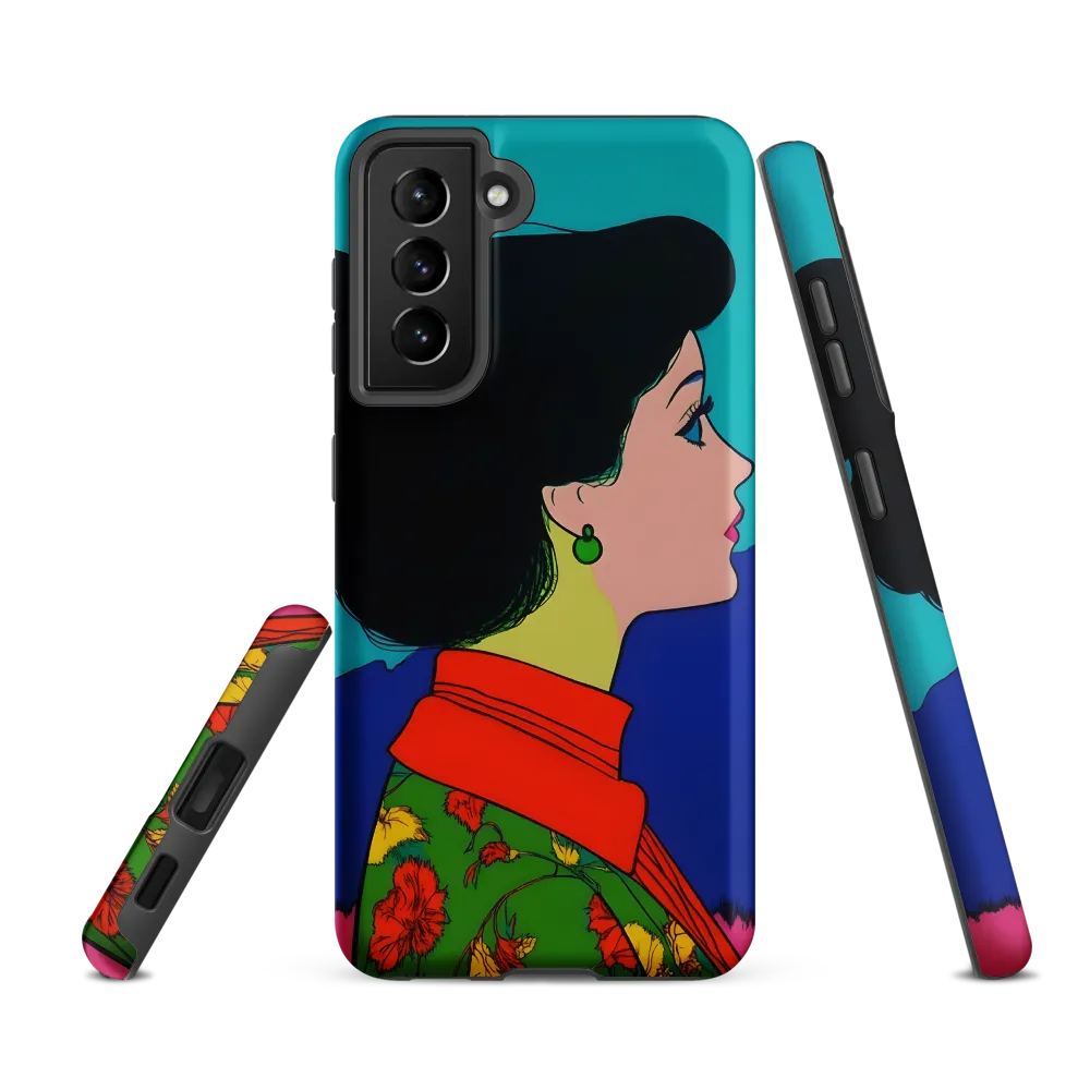 Whispers of Color: A Pop Art Portrait