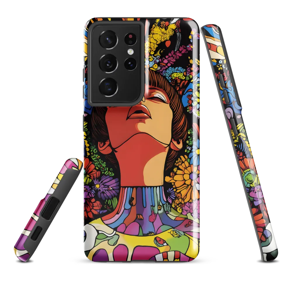 Vibrant Ecstasy: A Psychedelic Portrait