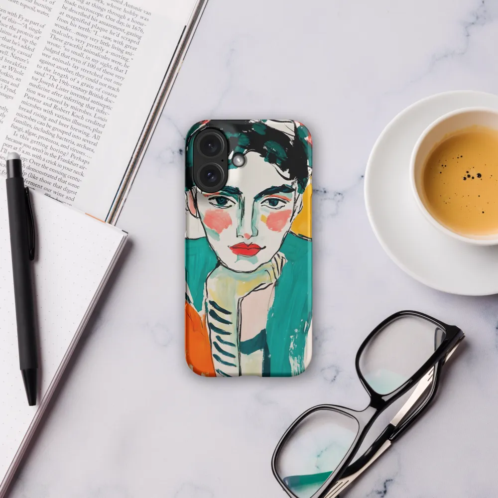 Contemplative Portrait in Bold Hues