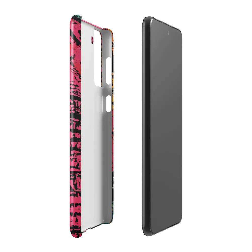 Bold Encounter: The Vibrant Elephant | Phone Case |  S21 Plus | Snap Case | Glossy