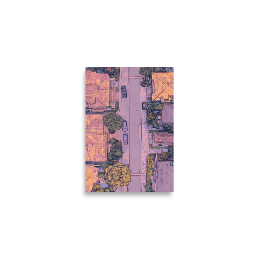 Aerial Serenity: Suburban Oasis | Poster | A2 (16.5″×23.3″)