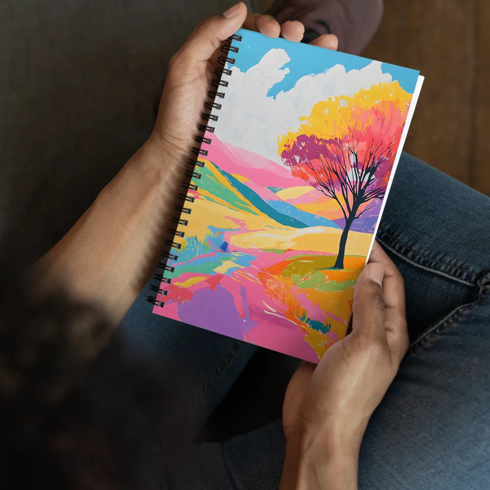 Vibrant Nature's Palette | Spiral Notebook