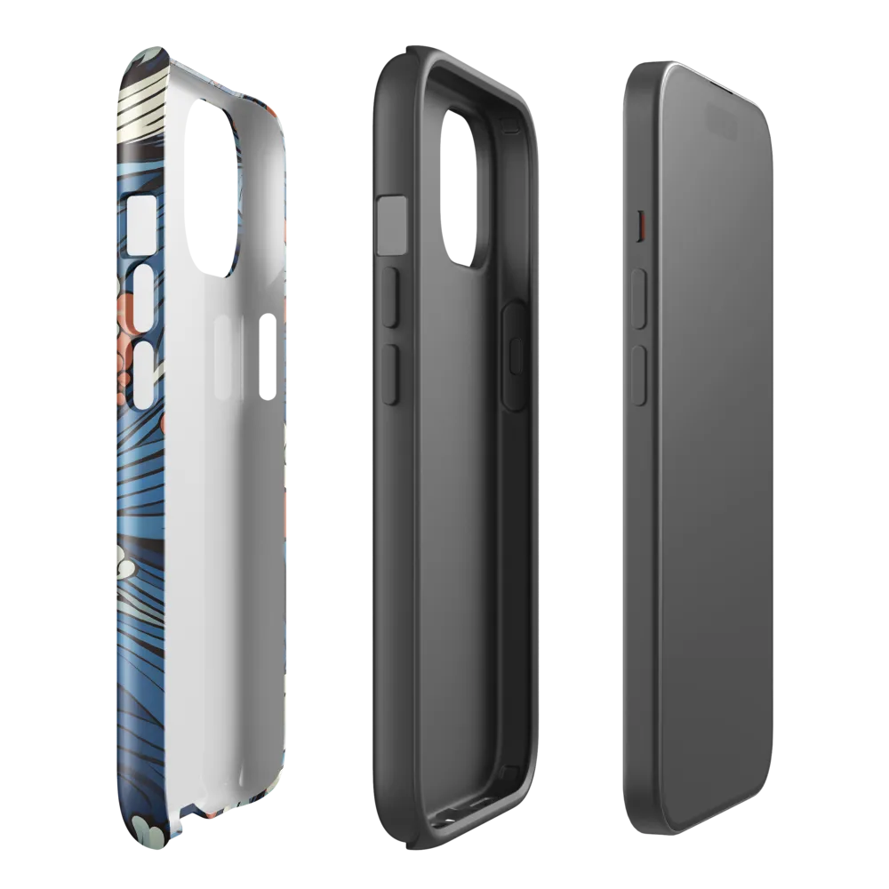 Nature's Elegance: An Oceanic Tapestry | Phone Case |  15 | Tough Case | Glossy