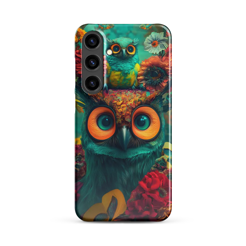 Majestic Harmony: The Floral Owl
