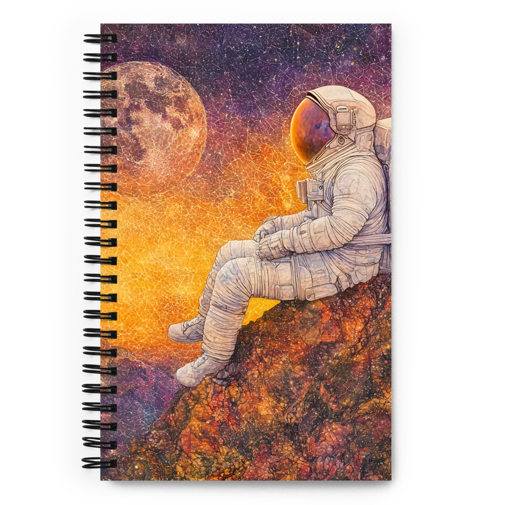 Cosmic Contemplation | Spiral Notebook