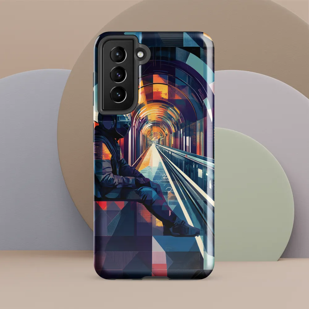 Reflections in a Futuristic Tunnel