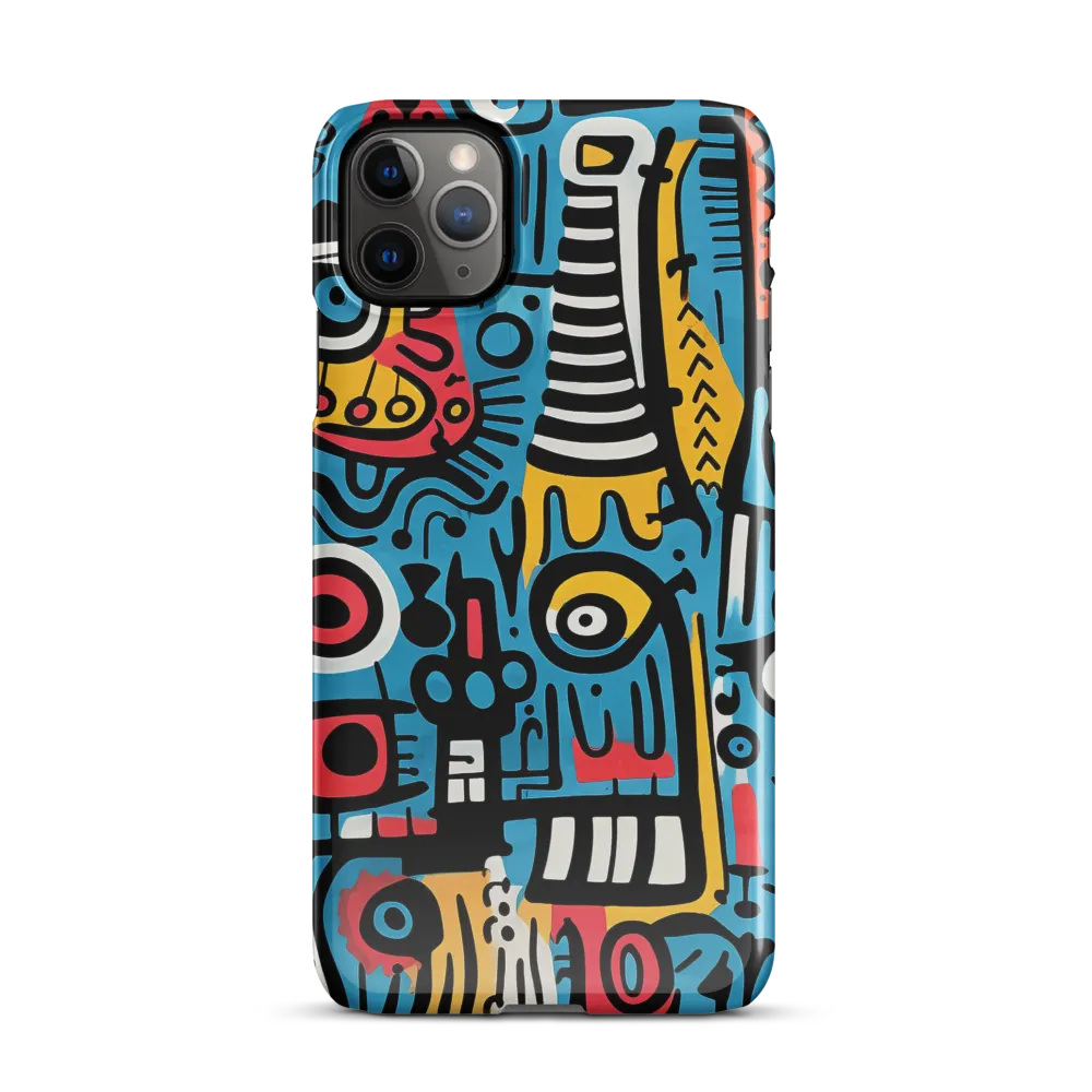 Intricate Playfulness in Geometric Abstract | Phone Case |  11 Pro Max | Snap Case | Glossy