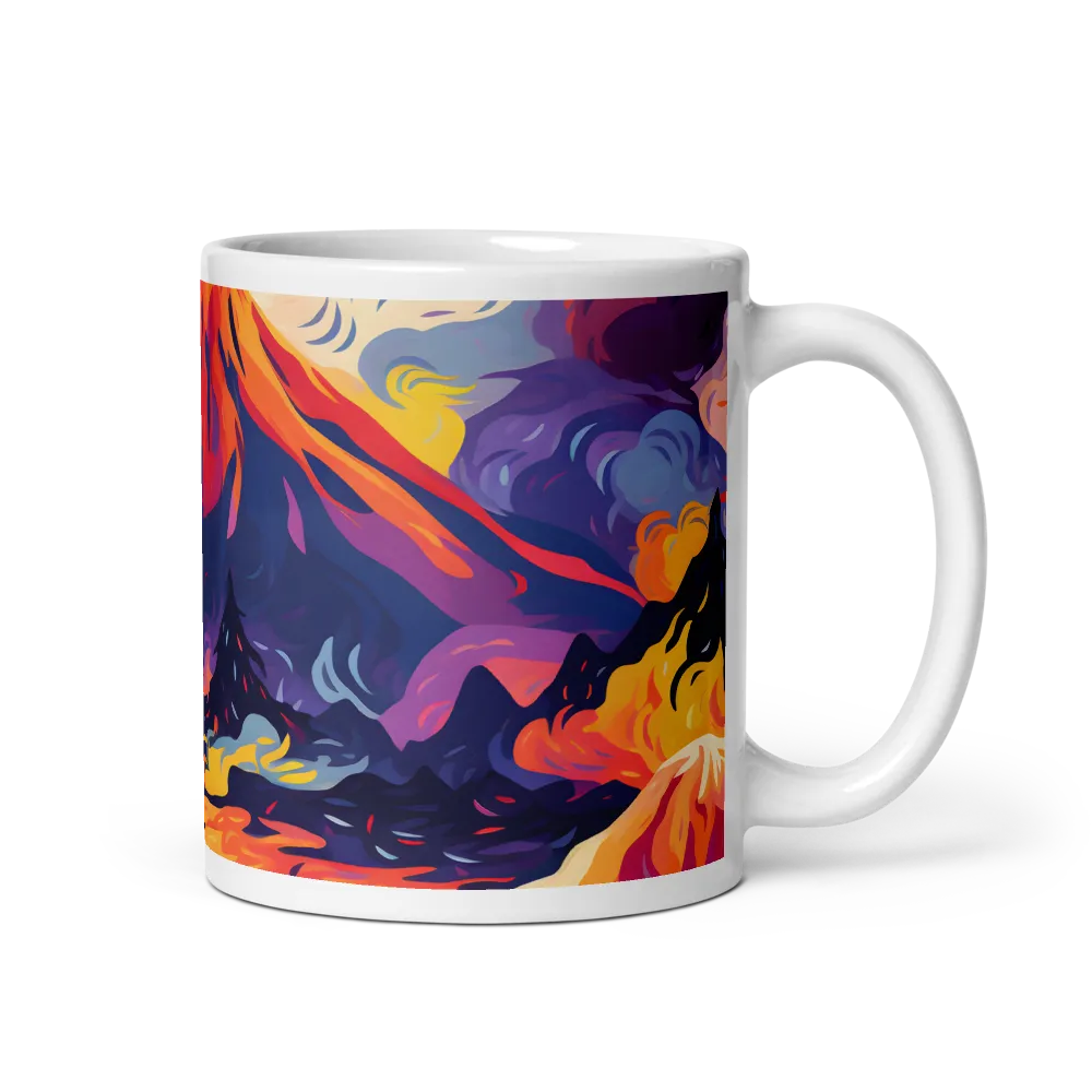 Fiery Majesty | Mug with White inside | 11 oz