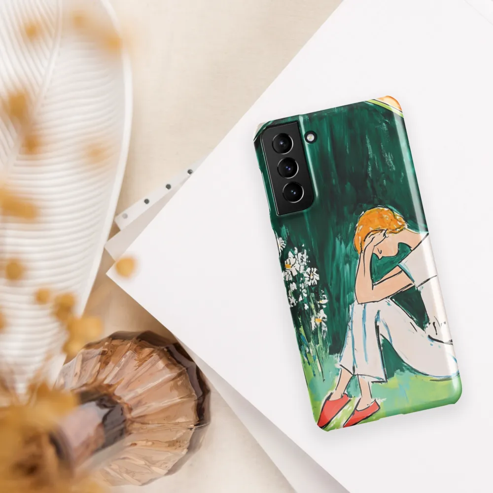 Silent Sorrow | Phone Case |  S21 Plus | Snap Case | Glossy