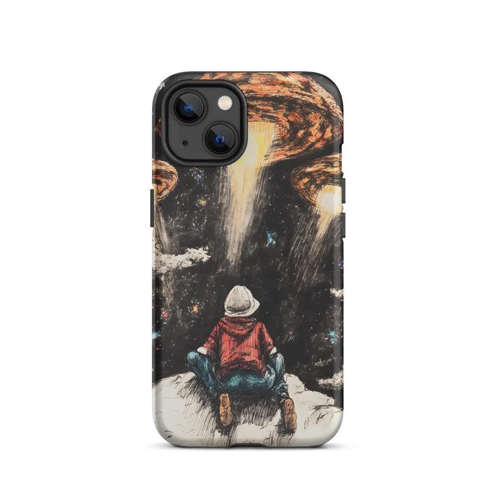 Gazing into the Unknown: A Child's Wonder in Space
