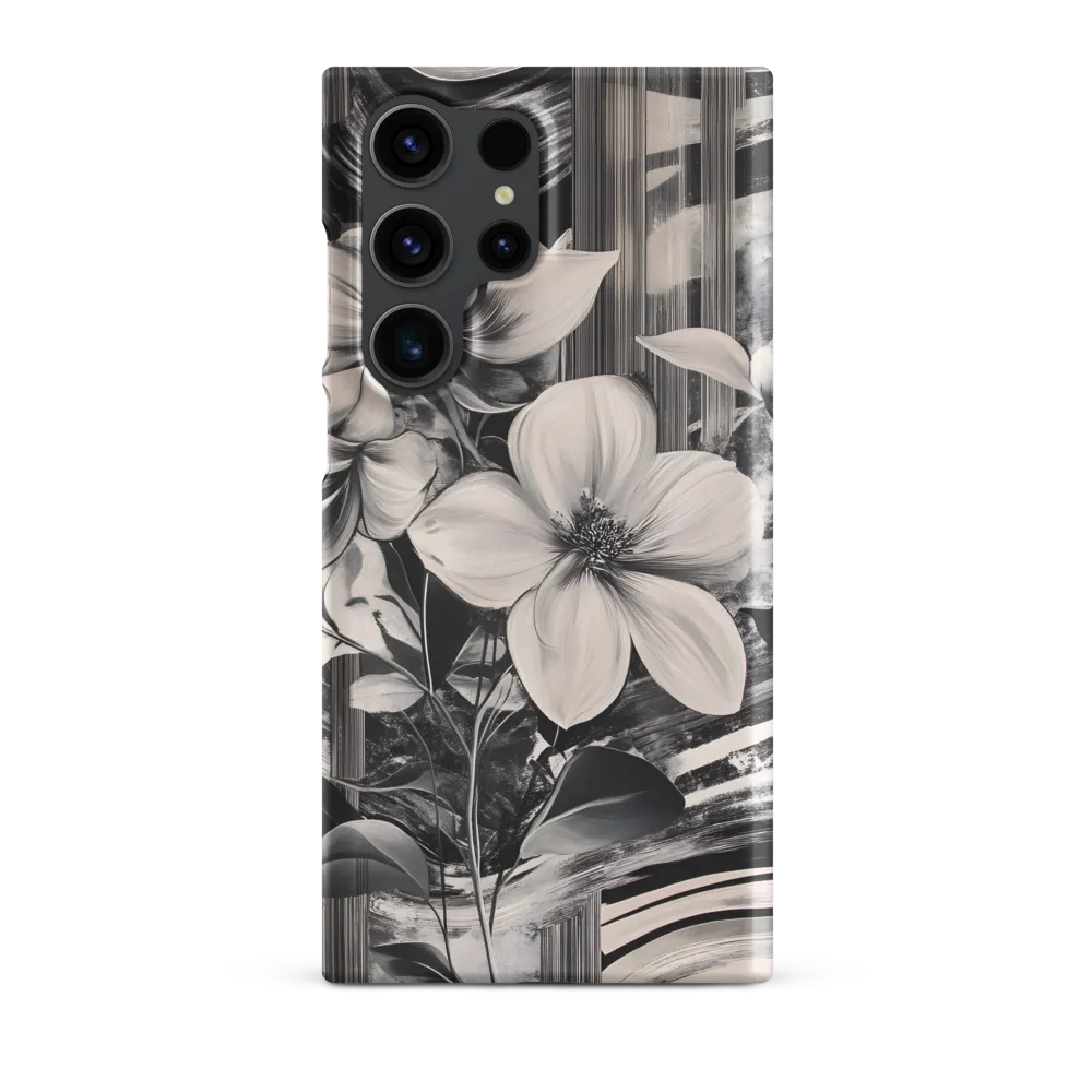 Ethereal Bloom: A Dance of Monochromes