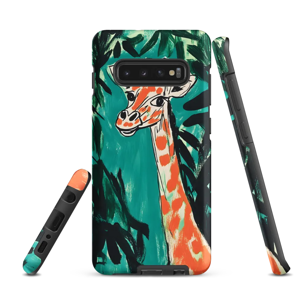 Giraffe in the Teal Canopy