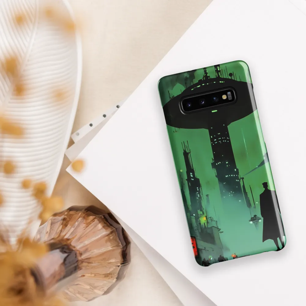 Urban Shadow: A Glimpse into the Future | Phone Case |  S10 Plus | Snap Case | Glossy