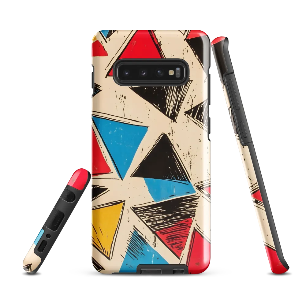 Vibrant Geometry | Phone Case |  S10 Plus | Tough Case | Glossy