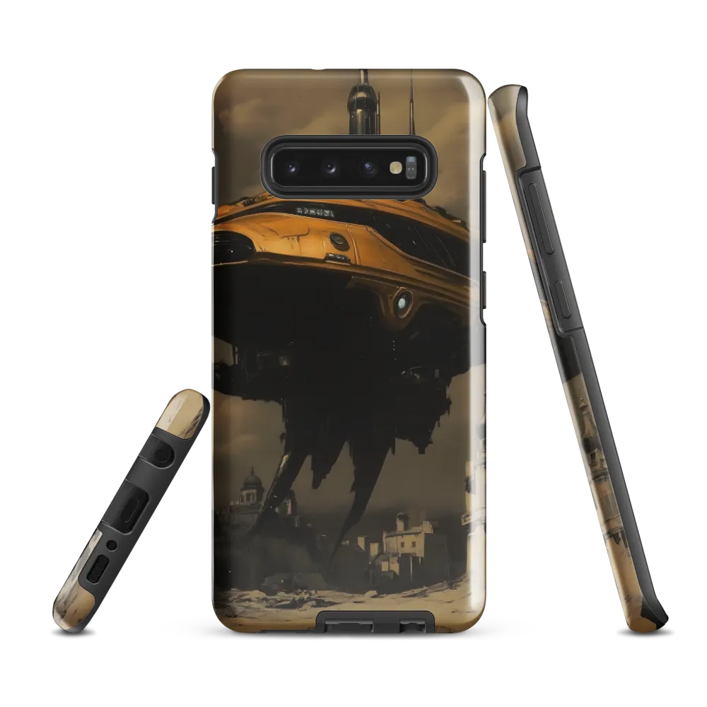 Ethereal Enigma Above a Ruined City | Phone Case |  S10 Plus | Tough Case | Glossy