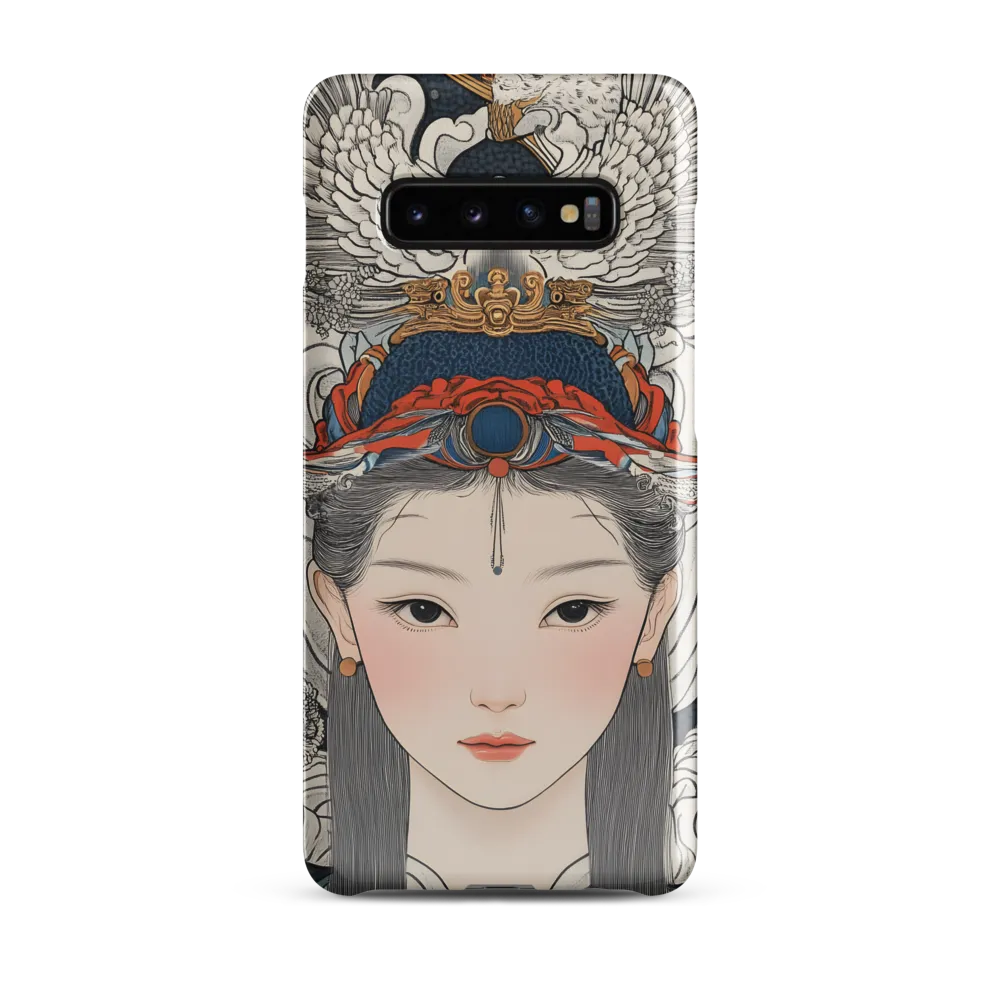 Serenity in Myth: A Traditional Portrait | Phone Case |  S10 Plus | Snap Case | Glossy