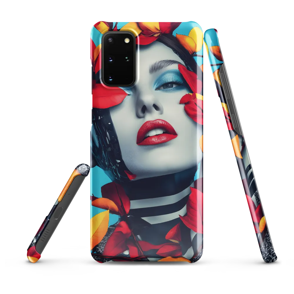 Futuristic Fusion: Nature Meets Technology | Phone Case |  S20 Plus | Snap Case | Glossy