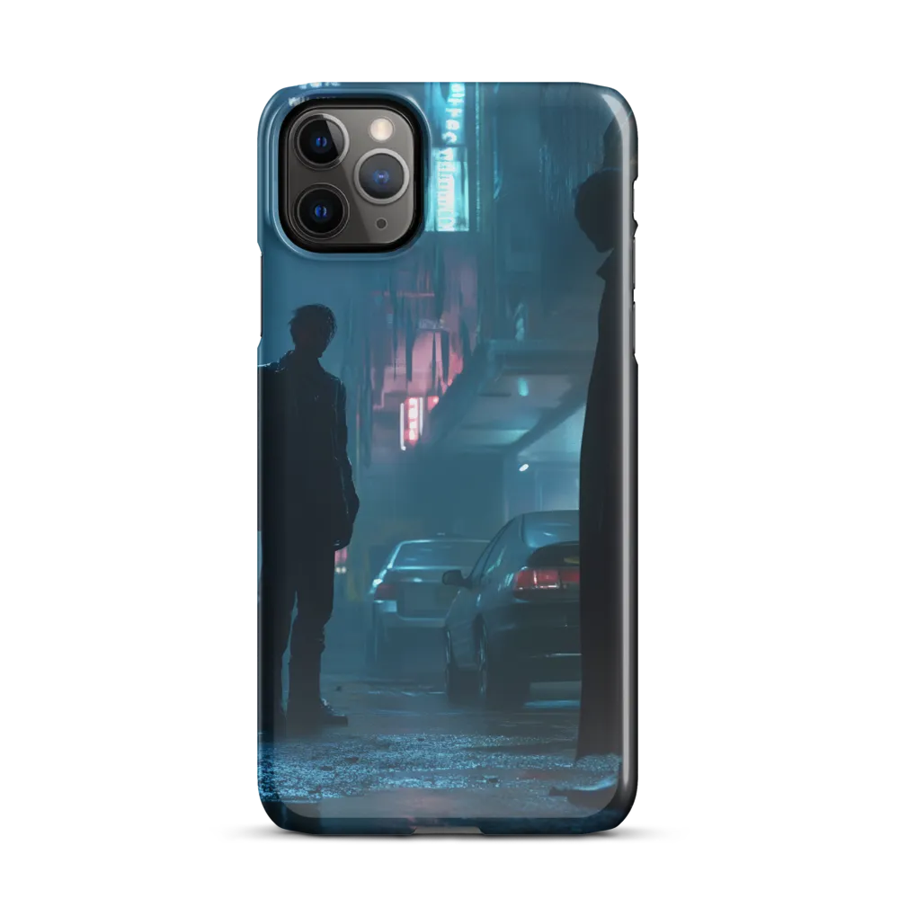 Shadows in the Neon Rain | Phone Case |  11 Pro Max | Snap Case | Glossy