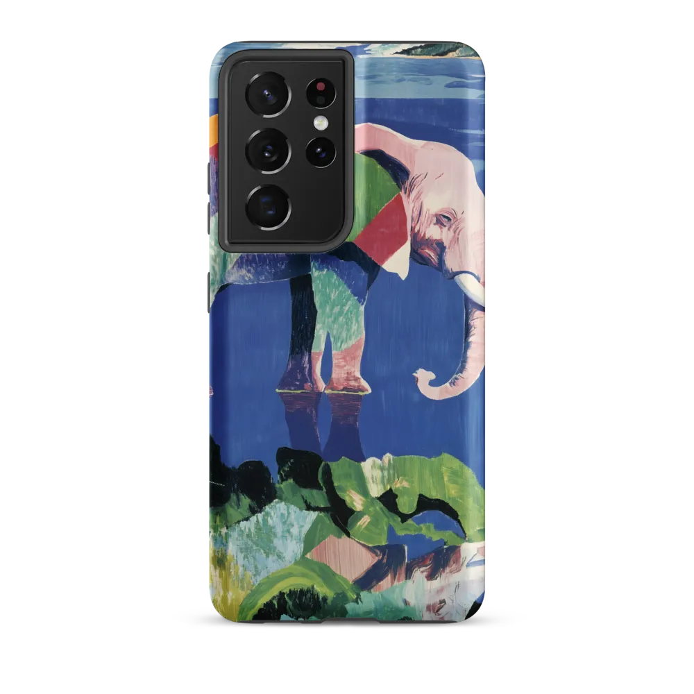 Serenity in Color: The Elephants of Reflection