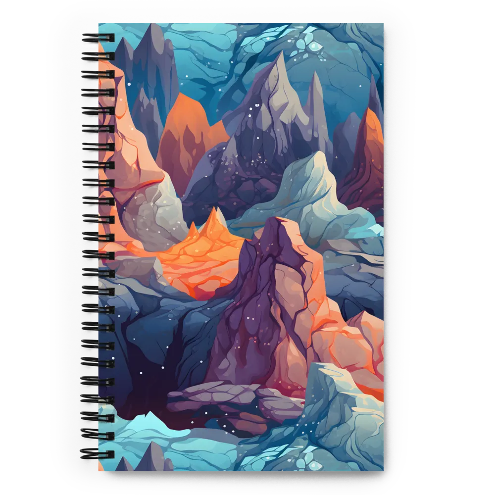 Mystical Peaks of Imagination | Spiral Notebook