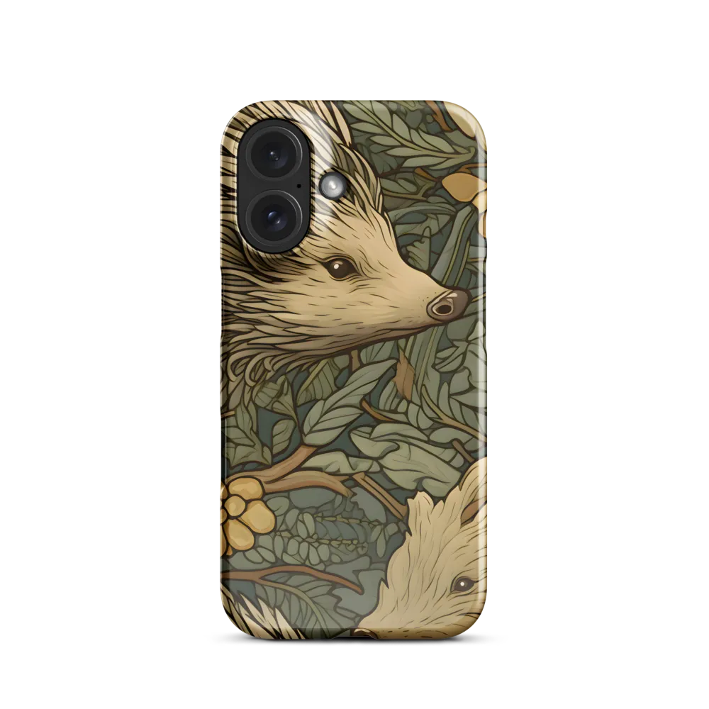 Whimsical Hedgehog Garden | Phone Case |  16 | Snap Case | Glossy