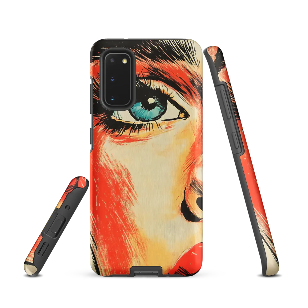 Intense Gaze: A Pop Art Portrait
