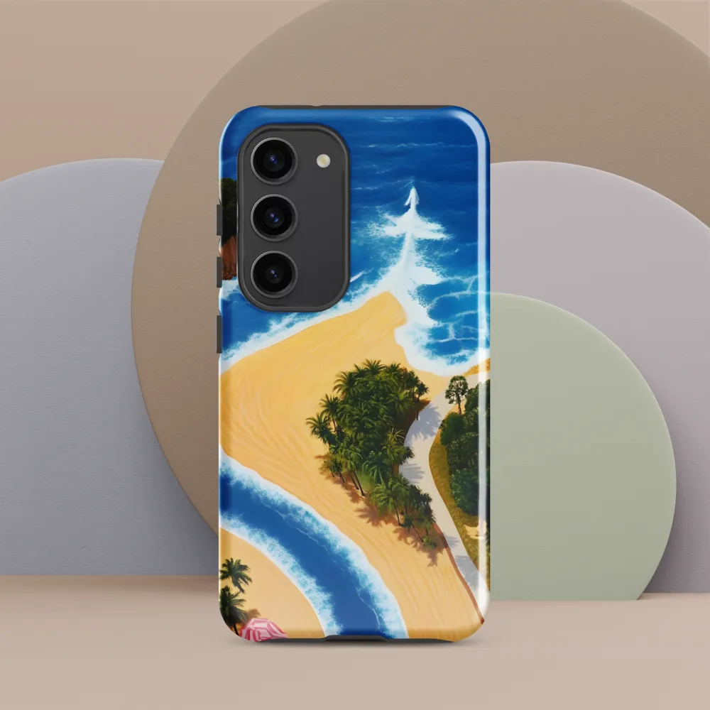 Tropical Serenity | Phone Case |  S23 | Tough Case | Glossy