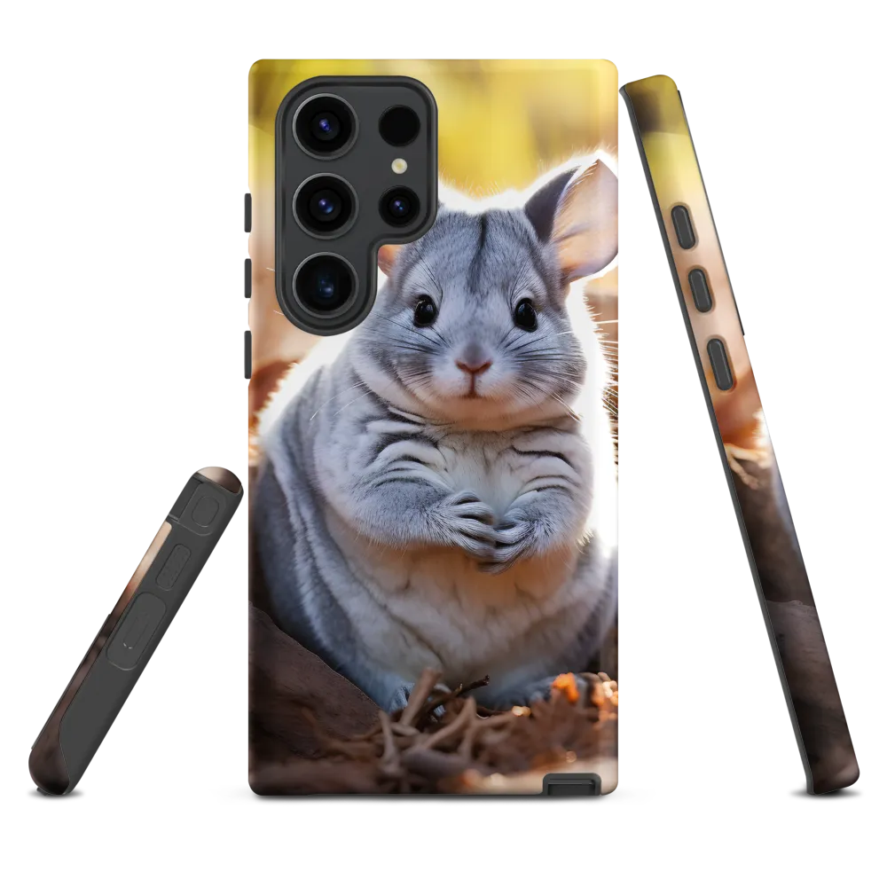 Gentle Whispers of Nature: The Chinchilla | Phone Case |  S23 Ultra | Tough Case | Matte
