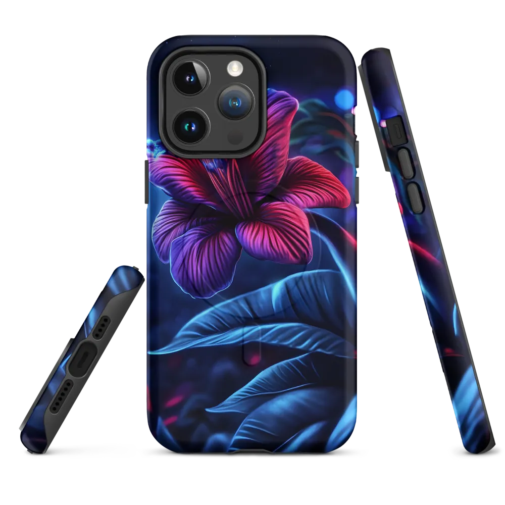 Illuminated Serenity: The Surreal Blossom