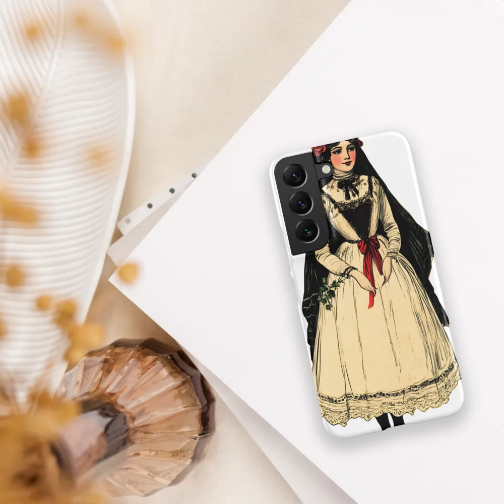 Elegance in Tradition: A Folk Portrait