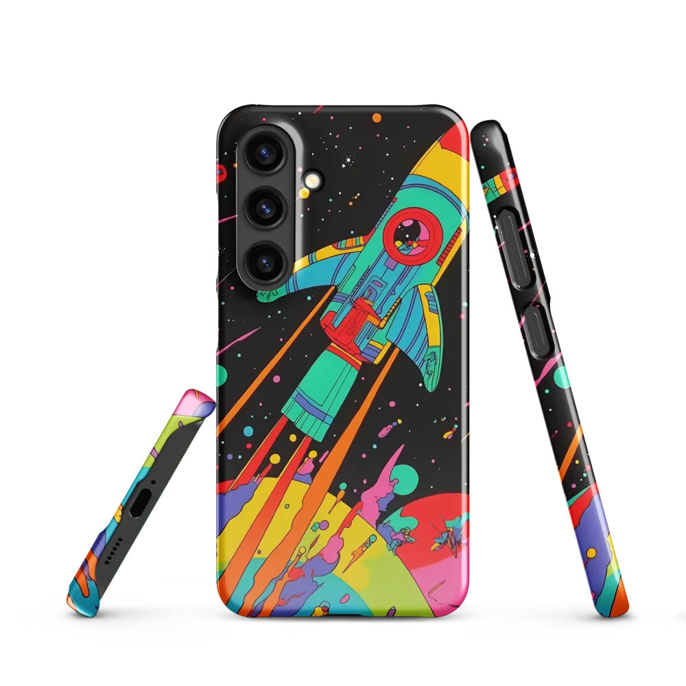 Cosmic Voyage: The Neon Lift-Off