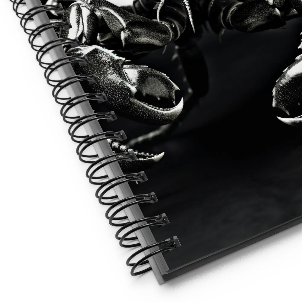 Lobster in Metallic Splendor | Spiral Notebook