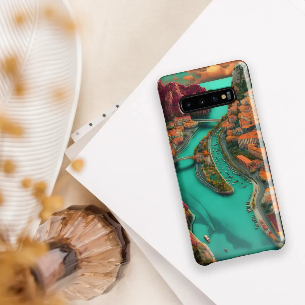 Harmonies of Color: A Surreal Landscape | Phone Case |  S10 Plus | Snap Case | Glossy