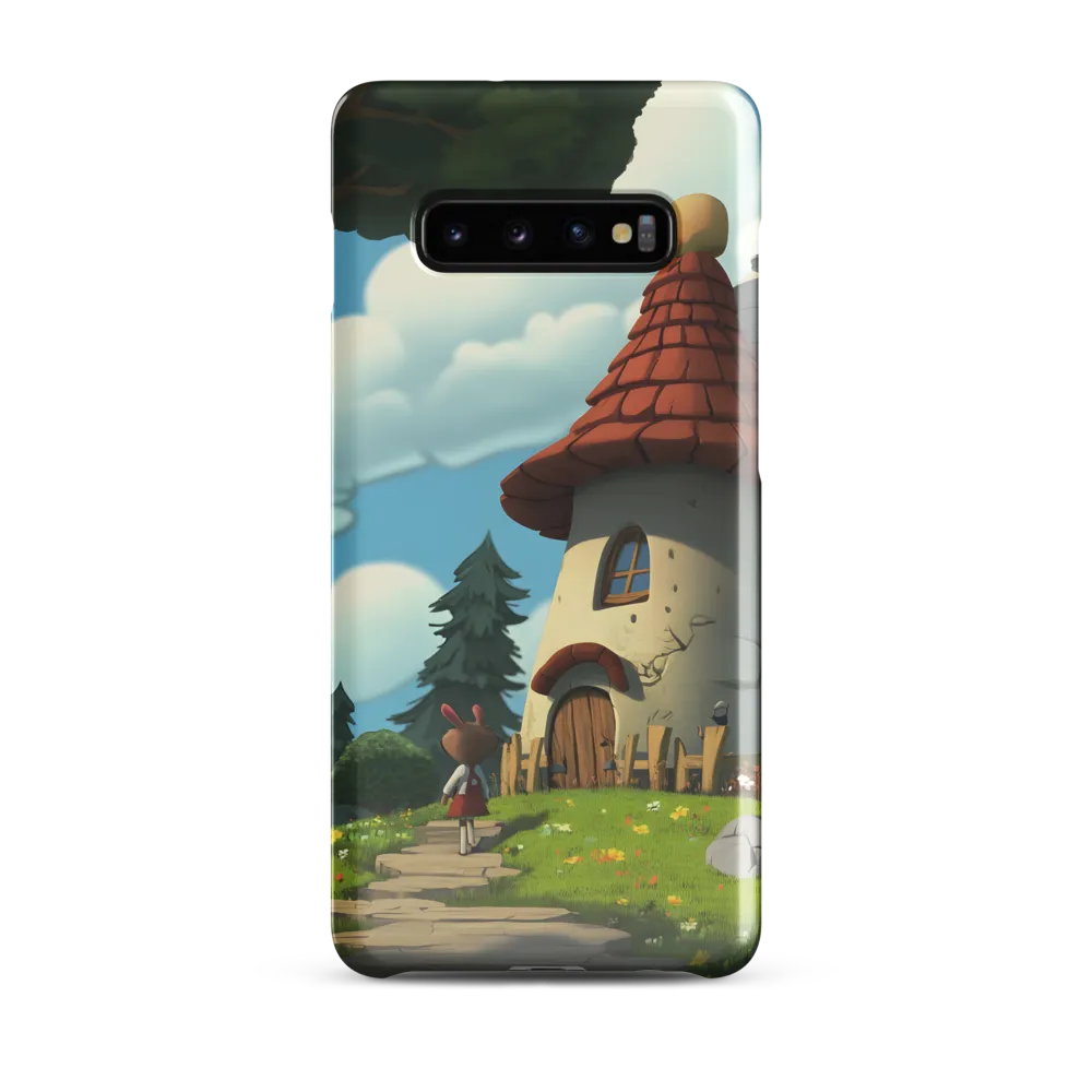 Whimsical Cottage in a Serene Landscape | Phone Case |  S10 Plus | Snap Case | Glossy