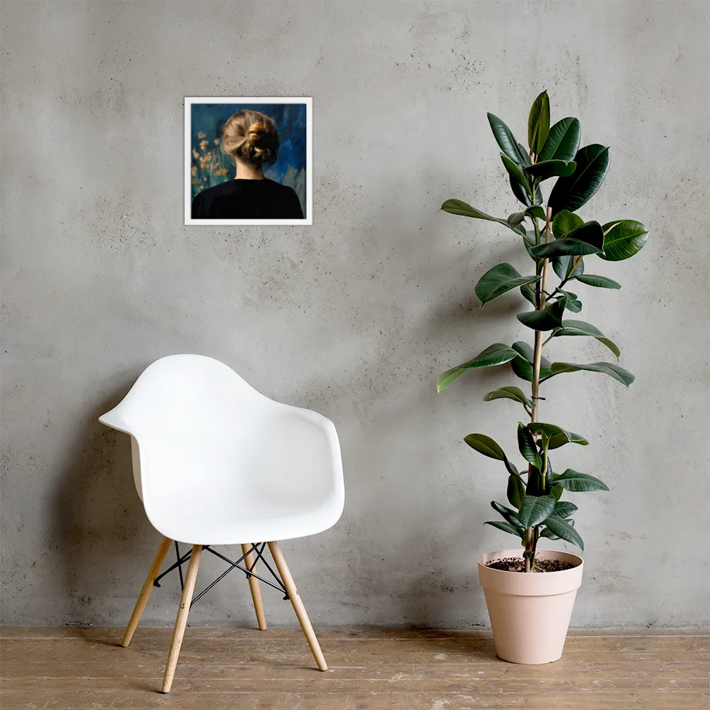 Whispers of Tranquility | Poster with White Frame | 14″×14″