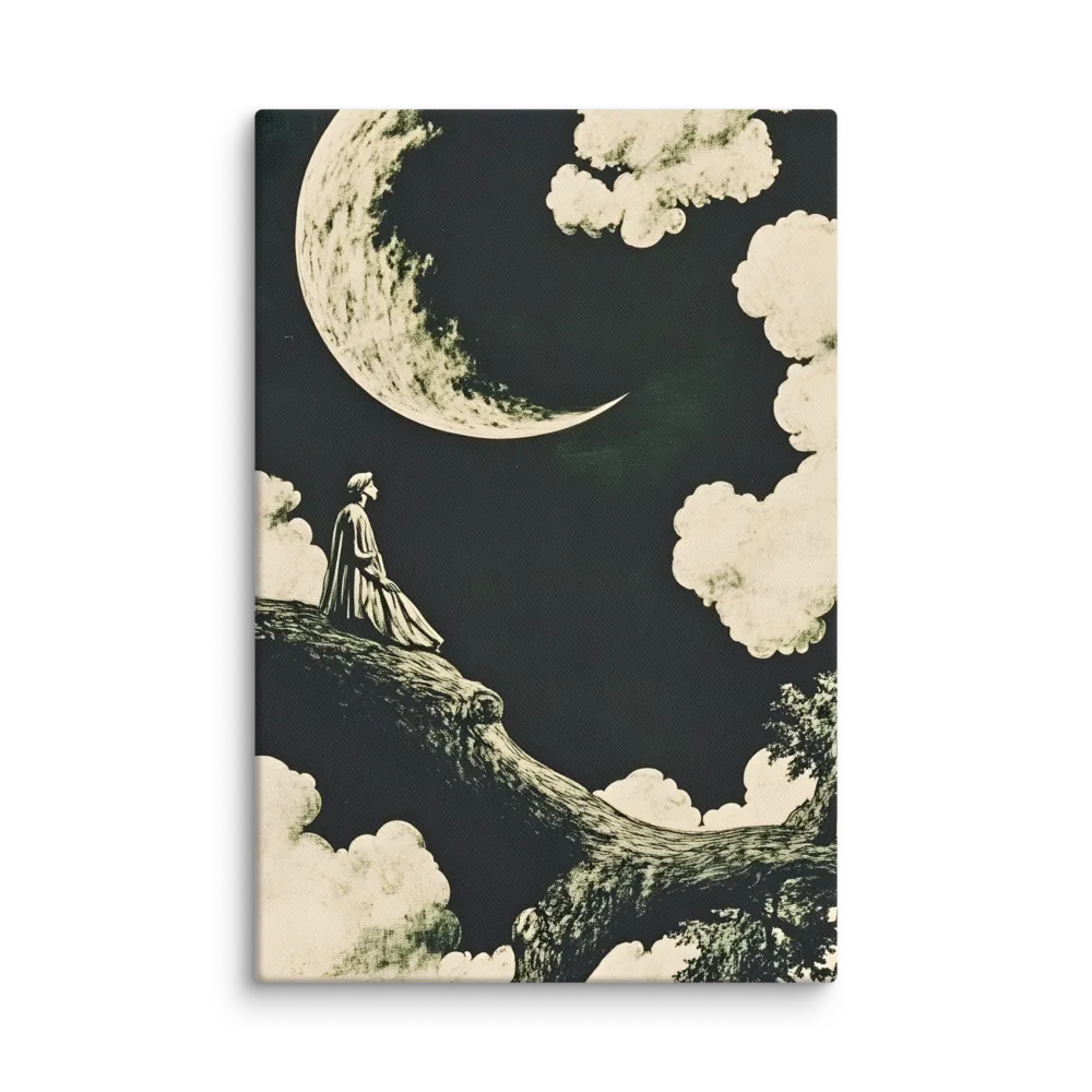 Whispers of the Moon | Canvas | 8″×12″