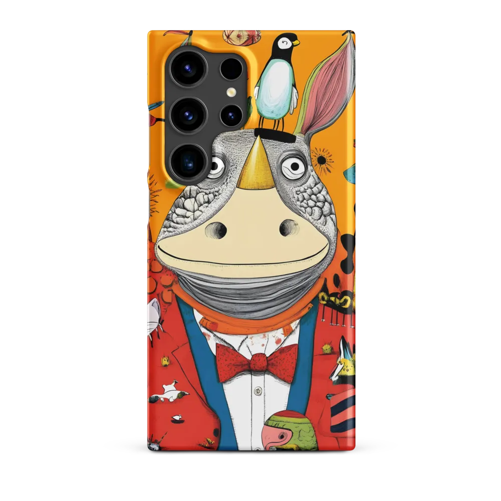 Whimsical Rhinoceros: A Playful Encounter